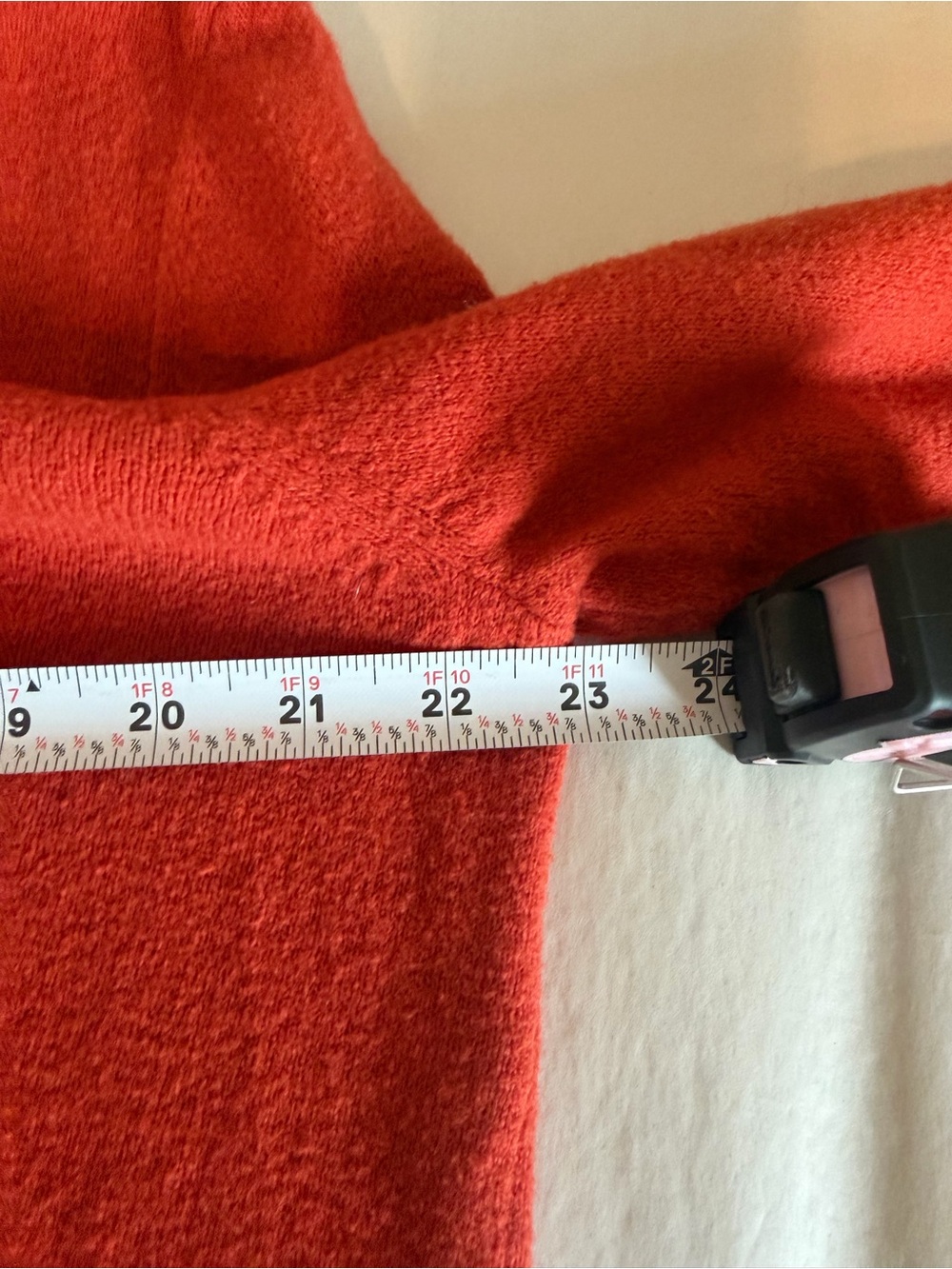GAP V-Neck Sweater in Bright Orange - Picture 5 of 6